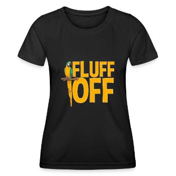 Yellow-breasted Macaw Parrot Blue And Yellow Macaw - Women's Functional T-Shirt - black - Front - AI Model Female 172 light (172cm)