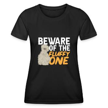 Seidenhuhn Poulet soyeux - T-shirt sport Femme - noir - Devant - AI Model Female 172 light (172cm)