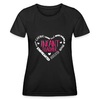 Kindergarten Teacher Daycare Center Educator - Women's Functional T-Shirt - black - Front - AI Model Female 172 light (172cm)