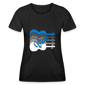 Awesome Viola - Women's Functional T-Shirt - black - Front - AI Model Female 172 light (172cm)