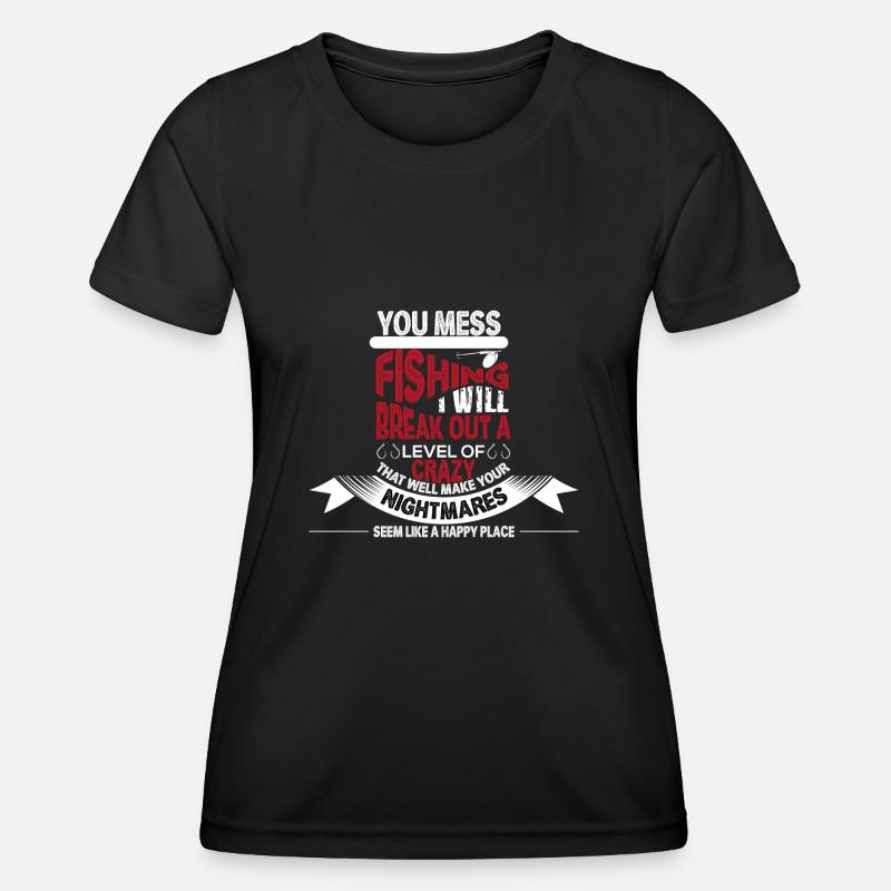 Fishing - Women's Functional T-Shirt - black