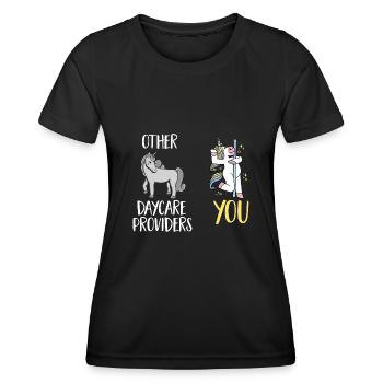 Childcare Teacher Educator - Women's Functional T-Shirt - black - Front - AI Model Female 172 light (172cm)