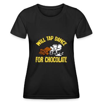 Tap Dance Teacher Tap Dancer Tap Dance - Women's Functional T-Shirt - black - Front - AI Model Female 172 light (172cm)