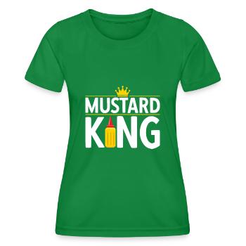 Senf Moutarde - T-shirt sport Femme - vert - Devant - AI Model Female 172 dark (172cm)