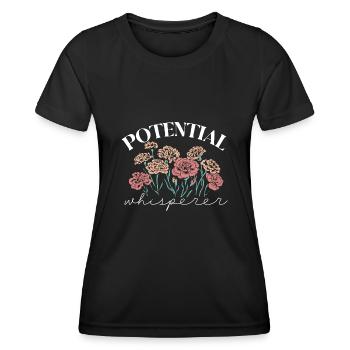 Health Coach Nutritionist Life Coach - Women's Functional T-Shirt - black - Front - AI Model Female 172 light (172cm)