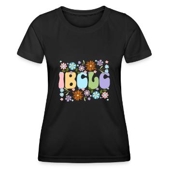 Lactation Consultant IBCLC - Women's Functional T-Shirt - black - Front - AI Model Female 172 light (172cm)