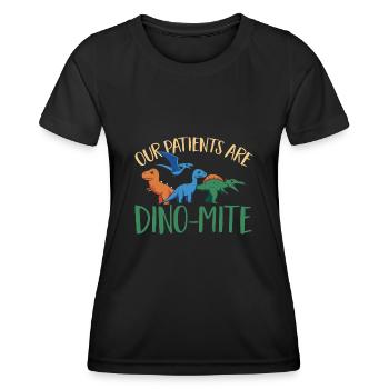 Physiotherapie Kinderphysiotherapeutin - Frauen Funktions-T-Shirt - Schwarz - Vorne - AI Model Female 172 light (172cm)