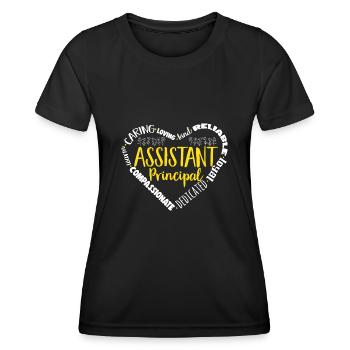 Deputy Principal - Women's Functional T-Shirt - black - Front - AI Model Female 172 light (172cm)