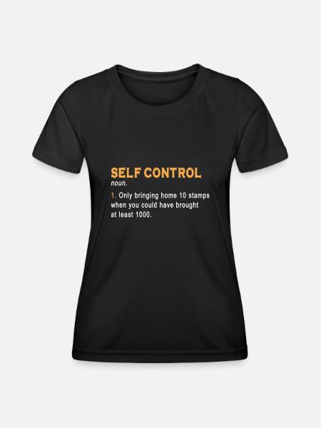 Stamp collecting - Women's Functional T-Shirt - black