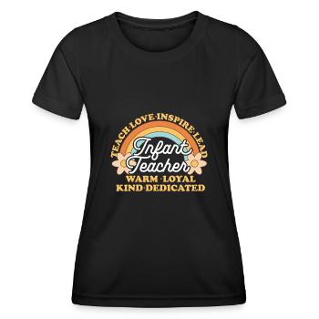 Kindergarten Teacher Daycare Center Educator - Women's Functional T-Shirt - black - Front - AI Model Female 172 light (172cm)