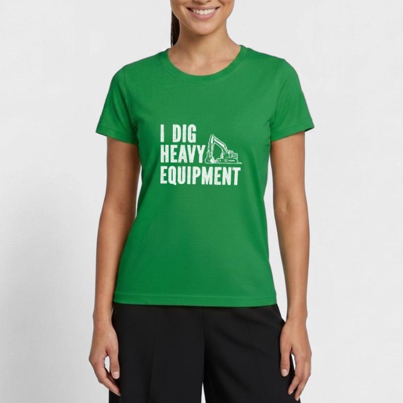 Construction machinery operator Excavator driver Excavator driver Construction workers Women's Functional T-Shirt