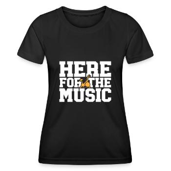 Indoor Cycling Bike Workout - Women's Functional T-Shirt - black - Front - AI Model Female 172 light (172cm)