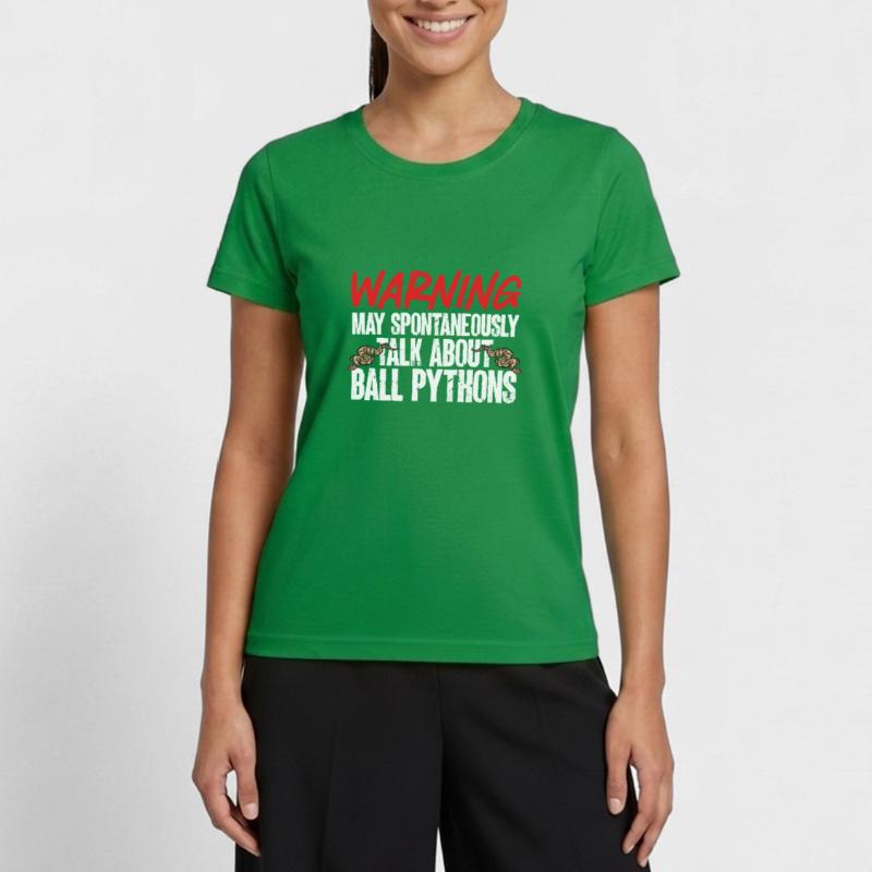 Ball Python Snake King Python T-shirt sport Femme