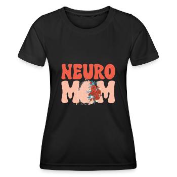 Neurologie Krankenschwester Gehirn Neurologin - Frauen Funktions-T-Shirt - Schwarz - Vorne - AI Model Female 172 light (172cm)