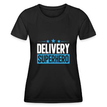 Supplier Package Delivery - Women's Functional T-Shirt - black - Front - AI Model Female 172 light (172cm)