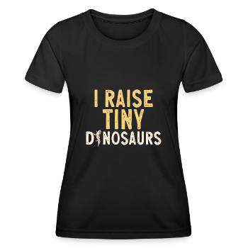 Leopard Gecko Reptile Pet Gecko - Women's Functional T-Shirt - black - Front - AI Model Female 172 light (172cm)