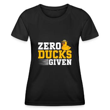 Canard en caoutchouc Canard en caoutchouc - T-shirt sport Femme - noir - Devant - AI Model Female 172 light (172cm)
