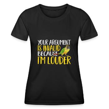 Molina Parakeet Parrot Bird Parakeet - Women's Functional T-Shirt - black - Front - AI Model Female 172 light (172cm)