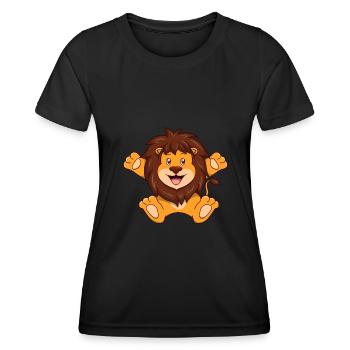 Sweet Lion - Women's Functional T-Shirt - black - Front - AI Model Female 172 light (172cm)