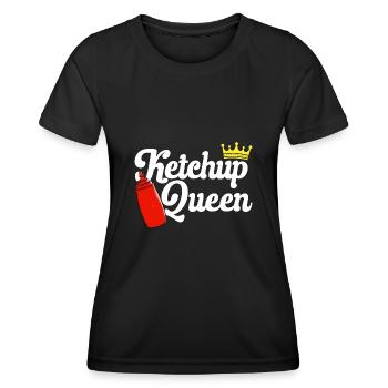 Ketchup Ketchup à la tomate - T-shirt sport Femme - noir - Devant - AI Model Female 172 light (172cm)