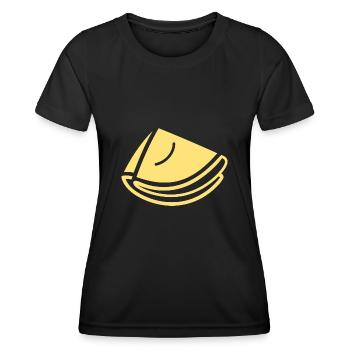 crêpe - T-shirt sport Femme - noir - Devant - AI Model Female 172 light (172cm)
