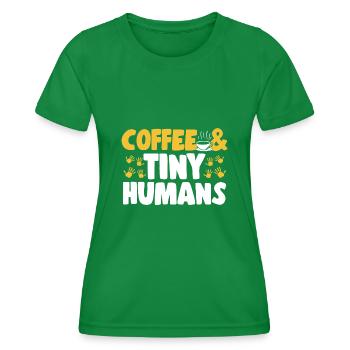 Childcare Teacher Educator - Women's Functional T-Shirt - kelly green - Front - AI Model Female 172 dark (172cm)