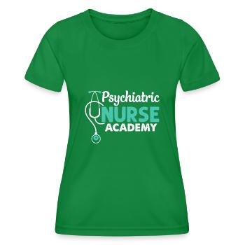 Académie des infirmières psychiatriques - Registri - T-shirt sport Femme - vert - Devant - AI Model Female 172 dark (172cm)
