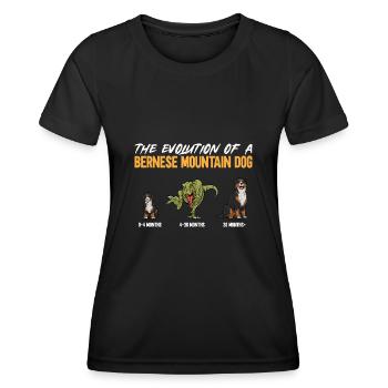 Bernese Mountain Dog - Women's Functional T-Shirt - black - Front - AI Model Female 172 light (172cm)