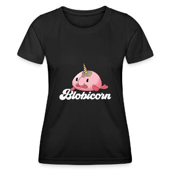 Blob fish - Women's Functional T-Shirt - black - Front - AI Model Female 172 light (172cm)