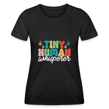 Childcare Teacher Educator - Women's Functional T-Shirt - black - Front - AI Model Female 172 light (172cm)