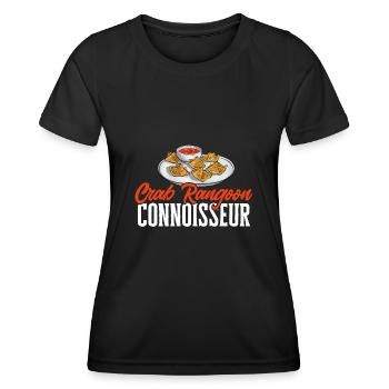 Krabben Rangoon Crab Rangoon - Frauen Funktions-T-Shirt - Schwarz - Vorne - AI Model Female 172 light (172cm)