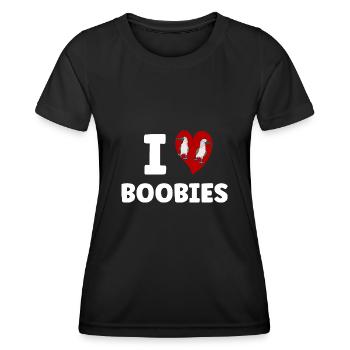 Blue-footed Booby Seabird Blue-footed Booby Seabird - Women's Functional T-Shirt - black - Front - AI Model Female 172 light (172cm)