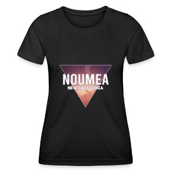 Neukaledonien Hauptstadt Landschaft - Frauen Funktions-T-Shirt - Schwarz - Vorne - AI Model Female 172 light (172cm)