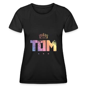 Tom - T-shirt sport Femme - noir - Devant - AI Model Female 172 light (172cm)
