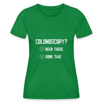 Gastroenterologie Endoskopie Koloskopie - Frauen Funktions-T-Shirt - Kelly Green - Vorne - AI Model Female 172 dark (172cm)