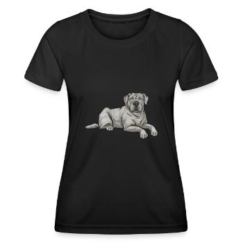 Silver Labrador Retriever Silver Lab - Women's Functional T-Shirt - black - Front - AI Model Female 172 light (172cm)