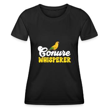 Parakeet, Parrot, Parakeet, Bird - Women's Functional T-Shirt - black - Front - AI Model Female 172 light (172cm)