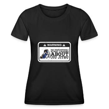 Jiu-Jitsu brésilien BJJ Sports Filles - T-shirt sport Femme - noir - Devant - AI Model Female 172 light (172cm)