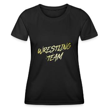 Wrestling Team - Women's Functional T-Shirt - black - Front - AI Model Female 172 light (172cm)