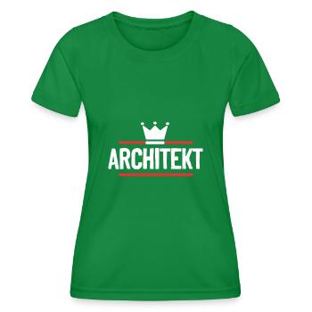 Architekt Beruf - Frauen Funktions-T-Shirt - Kelly Green - Vorne - AI Model Female 172 dark (172cm)