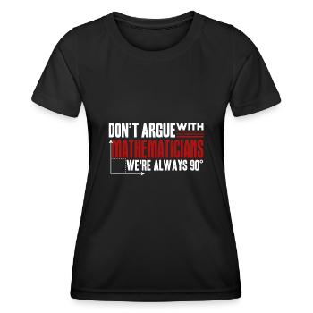 Mathematician Mathematician Job - Women's Functional T-Shirt - black - Front - AI Model Female 172 light (172cm)
