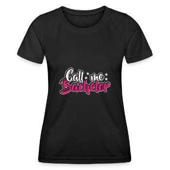 Baccalauréat Réussi Graduation Doctorat Graduation - T-shirt sport Femme - noir - Devant - AI Model Female 172 light (172cm)