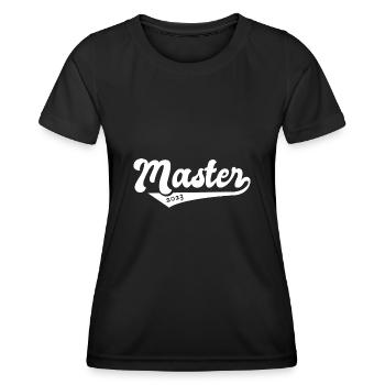 Master 2023 Graduation Graduation Uni - Women's Functional T-Shirt - black - Front - AI Model Female 172 light (172cm)