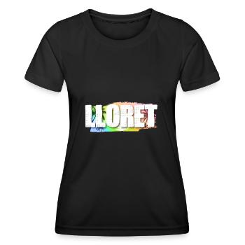 Lloret De Mar - T-shirt sport Femme - noir - Devant - AI Model Female 172 light (172cm)