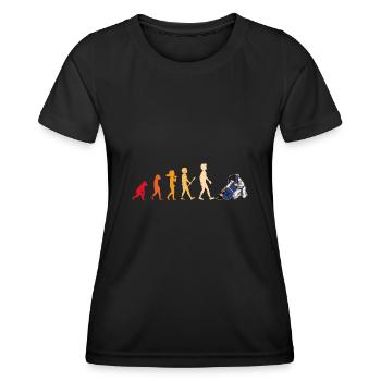 Jiu Jitsu Brésil Artiste Martial Athlète - T-shirt sport Femme - noir - Devant - AI Model Female 172 light (172cm)