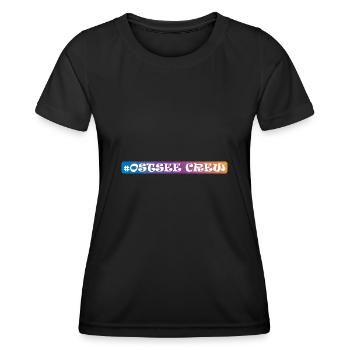 Équipage de la mer Baltique - T-shirt sport Femme - noir - Devant - AI Model Female 172 light (172cm)