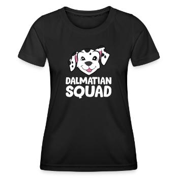 Dalmatians - Dalmatian Squad - Women's Functional T-Shirt - black - Front - AI Model Female 172 light (172cm)