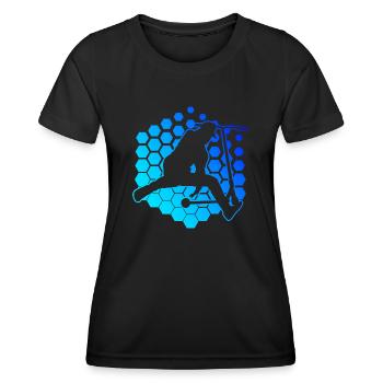 Scooter Stunt Men's Scooter Stunt Scooter - T-shirt sport Femme - noir - Devant - AI Model Female 172 light (172cm)