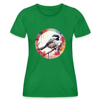 Meise - Frauen Funktions-T-Shirt - Kelly Green - Vorne - AI Model Female 172 dark (172cm)