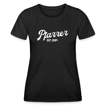 Pfarrer Ausbildung 2024 Theologie Studium Student - Frauen Funktions-T-Shirt - Schwarz - Vorne - AI Model Female 172 light (172cm)